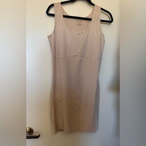 NWOT Skinnygirl Smoothers n’ Shakers Nude Tank Dress in Size 2X